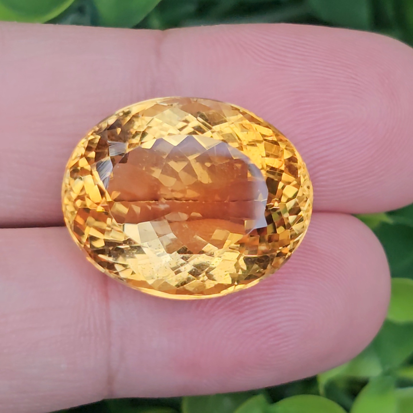 พลอย ซิทริน Citrine 32.66 กะรัต (Cts.) พลอยแท้ อัญมณีมงคลประจําวันเกิด เครื่องประดับพลอย