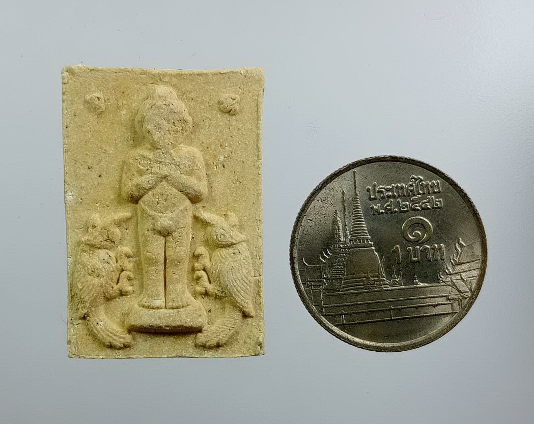 ผ3126 พระผง กุมารทอง สาริกาคู่ วัดช่องแสมสาร จ.ชลบุรี