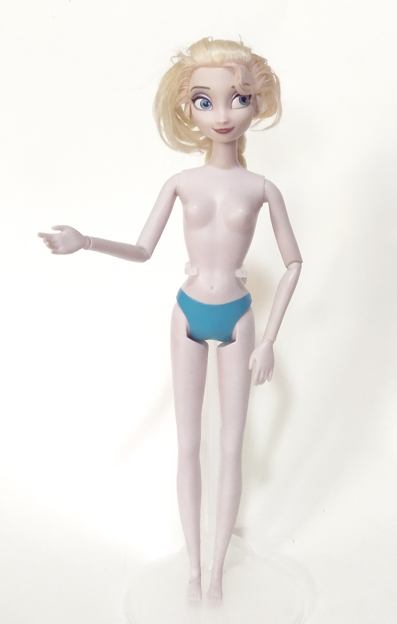 เจ้าหญิงดิสนีย์ *****มีตำหนิตามภาพ, เอลซ่า จากโฟรเซ่น งานดิสนีย์สโตร์ ลอนดอน **แถมชุดตามภาพ