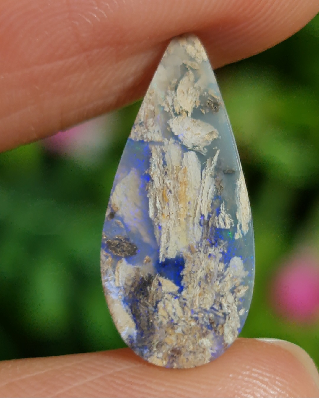 พลอย โบลเดอร์ โอปอล ออสเตรเลีย Australian Boulder Opal 2.37 กะรัต (Cts.) พลอยแท้ อัญมณีมงคลประจําวันเกิด เครื่องประดับพลอย