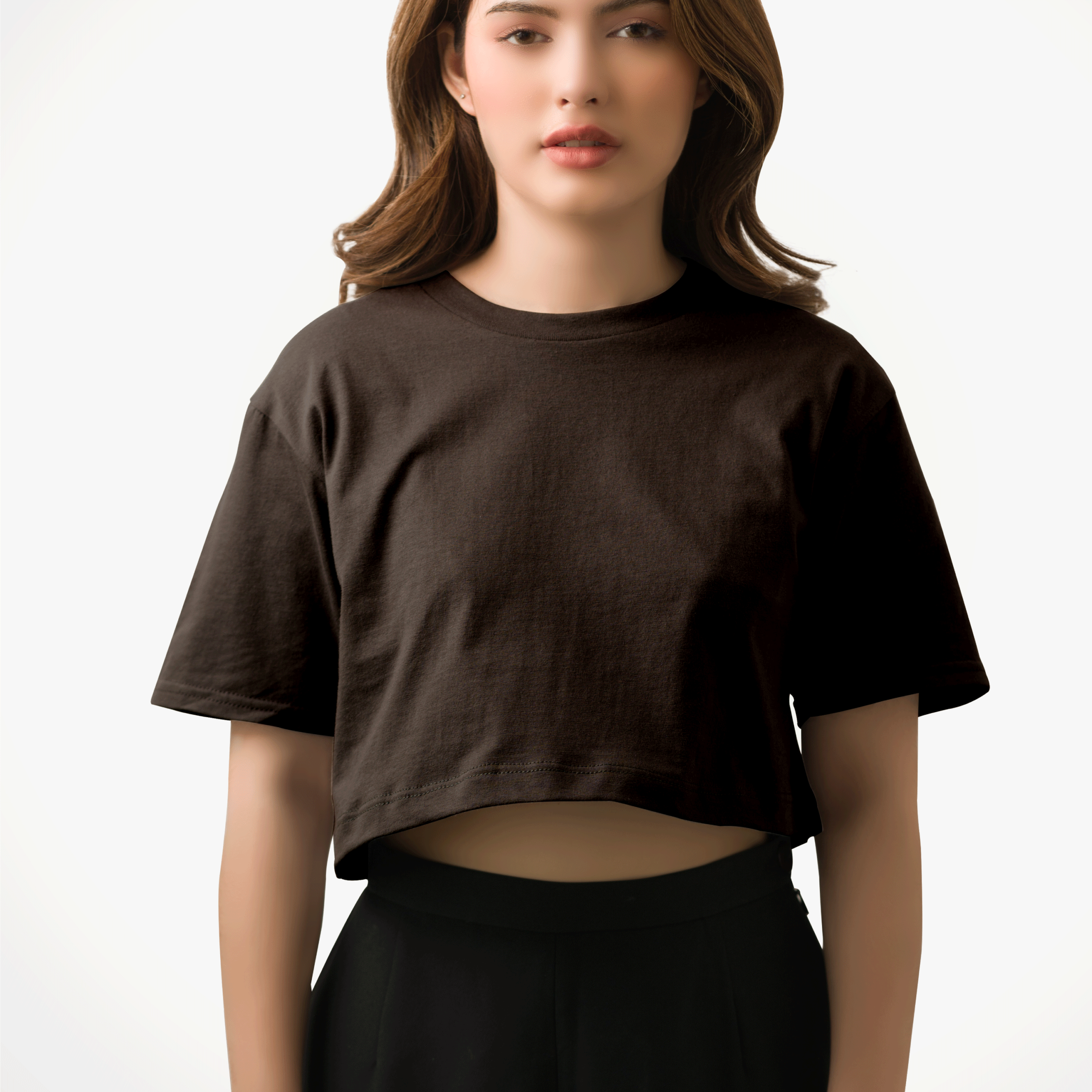 เสื้อยืด GILDAN 76C00 แคชชวล ครอป แขนสั้น