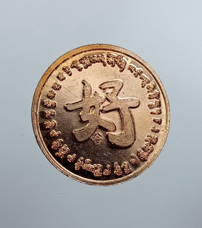 ก846 เหรียญฮ่อ-ฮะ แก้ชง (พลิกร้ายกลายเป็นดี) พุทธสถานจีเต็กลิ้ม จ.นครนายก ปี2556