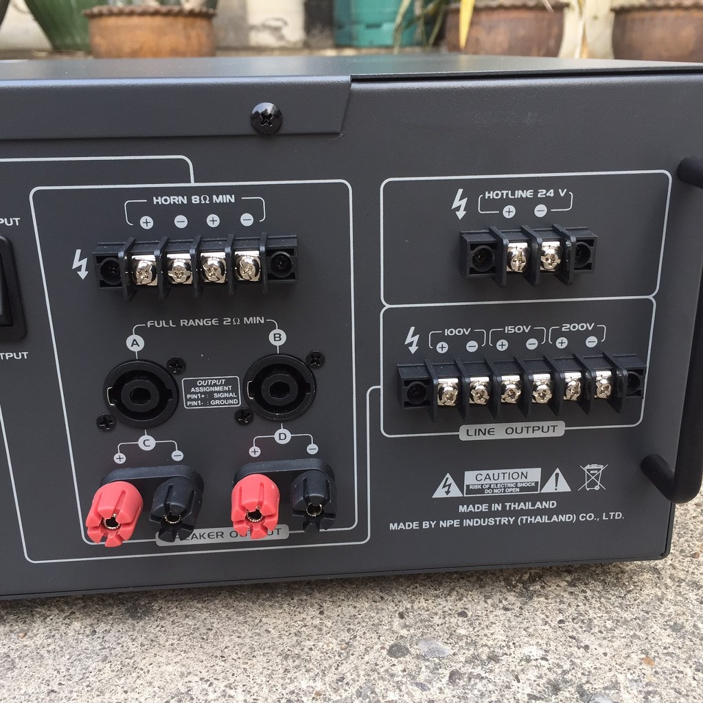 NPE TPM-2500MP3 AC/DC POWERMIXER+LINE