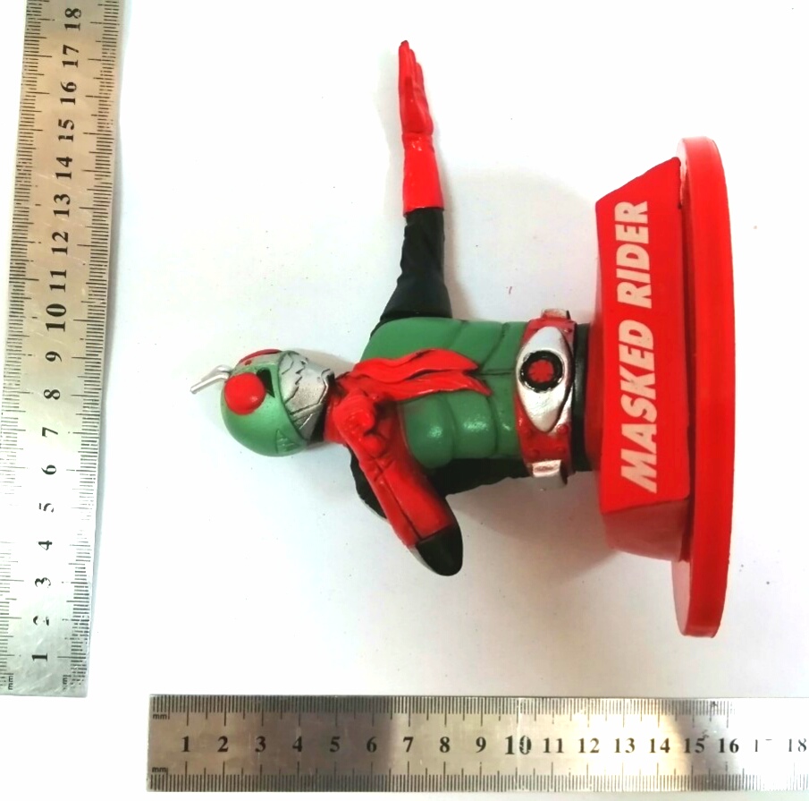 ของสะสม ท็อปเปอร์ฝาแก้วน้ำโรงหนัง ไอ้มดแดงหมายเลข2 ไรเดอร์2 V2, Masked Rider2 **ซ่อมสีและเขา