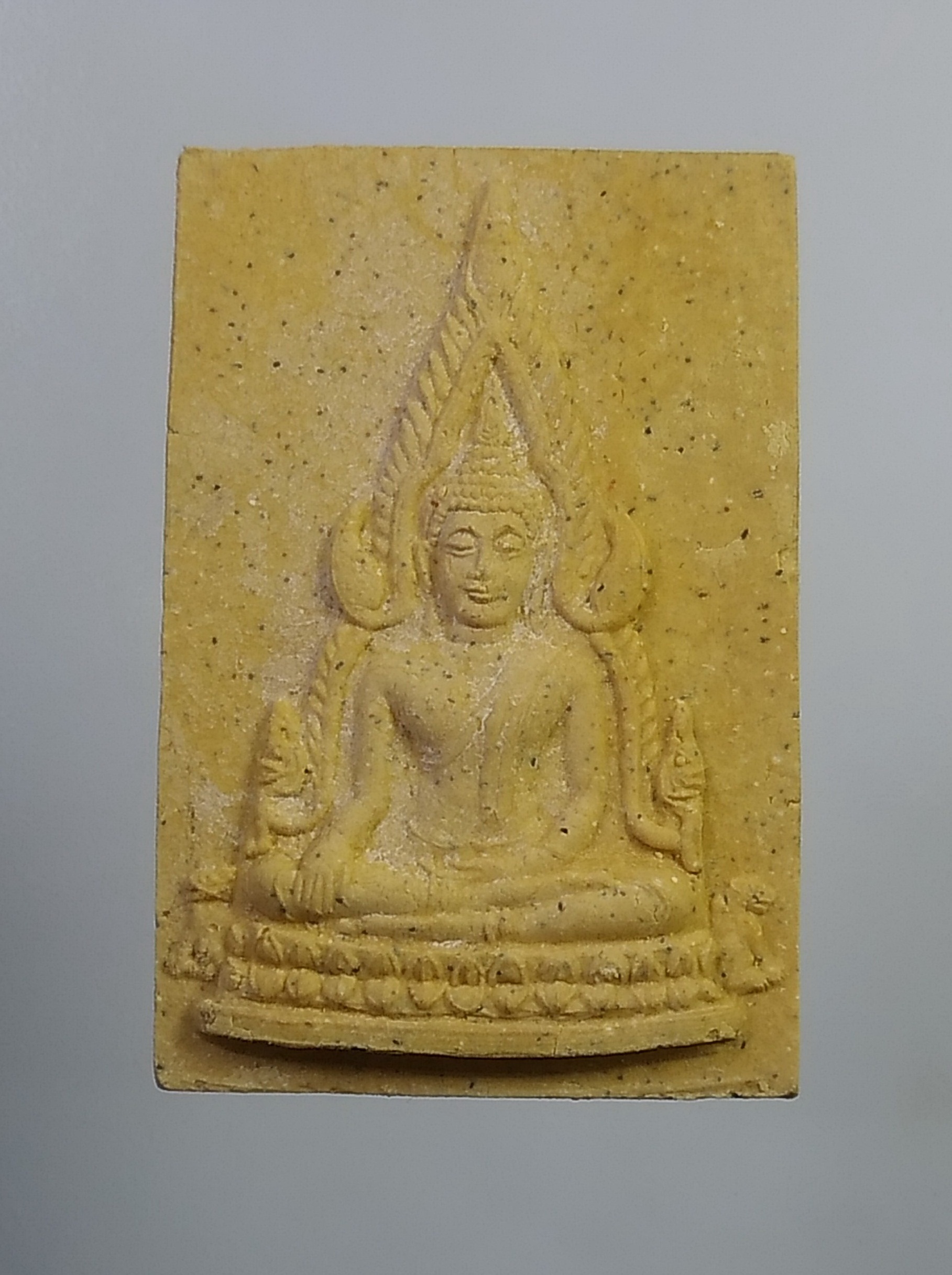 ผ957 พระพุทธชินราช เนื้อกระเบื้องหลังคาพระอุโบสถ วัดเบญจมบพิตร ปี2539