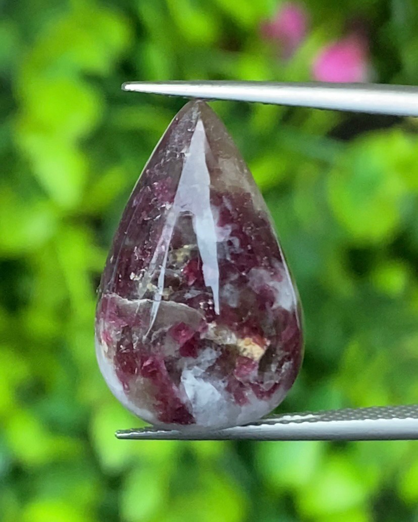 พลอย ทัวร์มารีน (Tourmaline) 11.60 กะรัต (Cts.) อัญมณีมงคลประจําวันเกิด เครื่องประดับพลอย