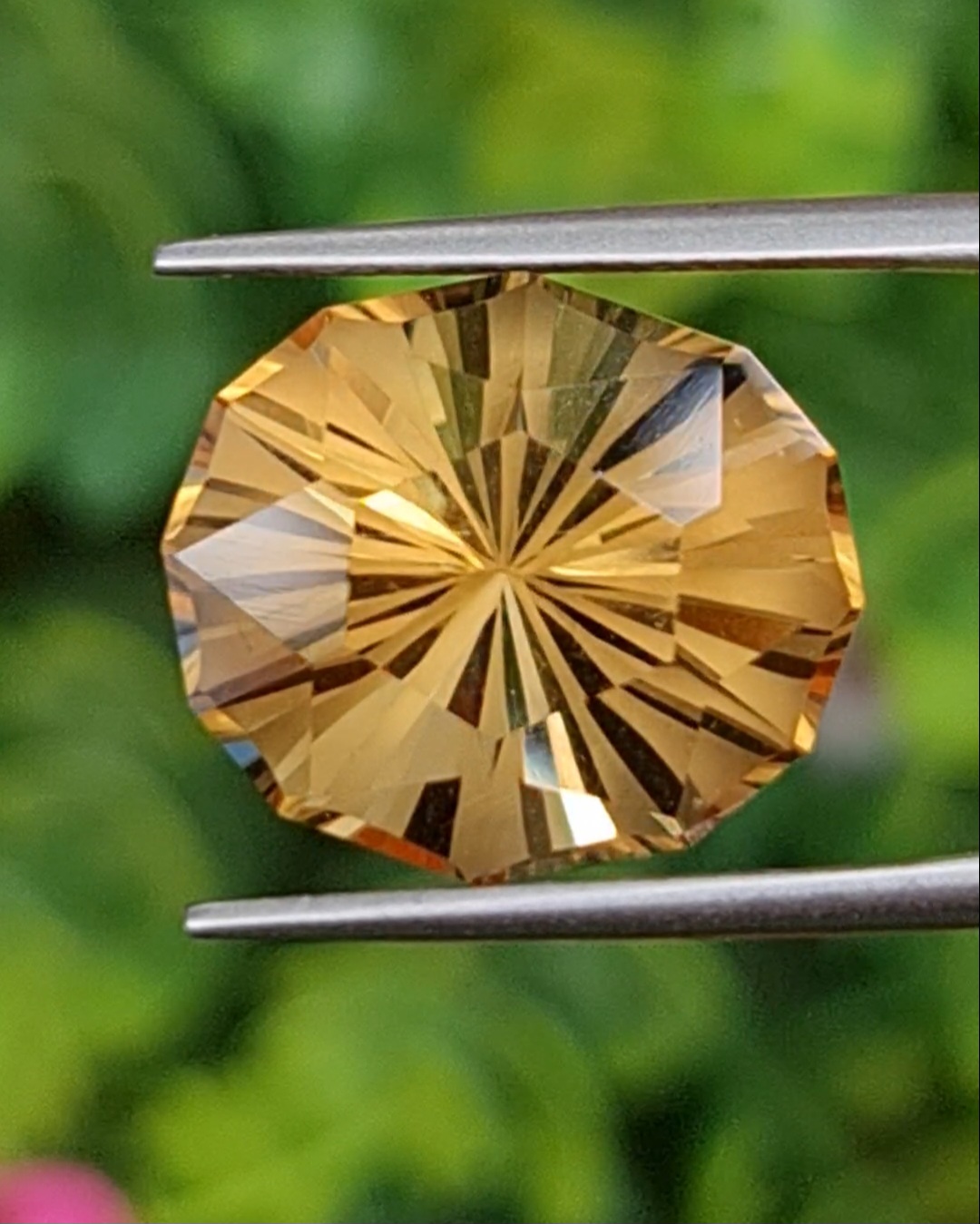พลอย ซิทริน Citrine 12.11 กะรัต (Cts.) พลอยแท้ อัญมณีมงคลประจําวันเกิด เครื่องประดับพลอย