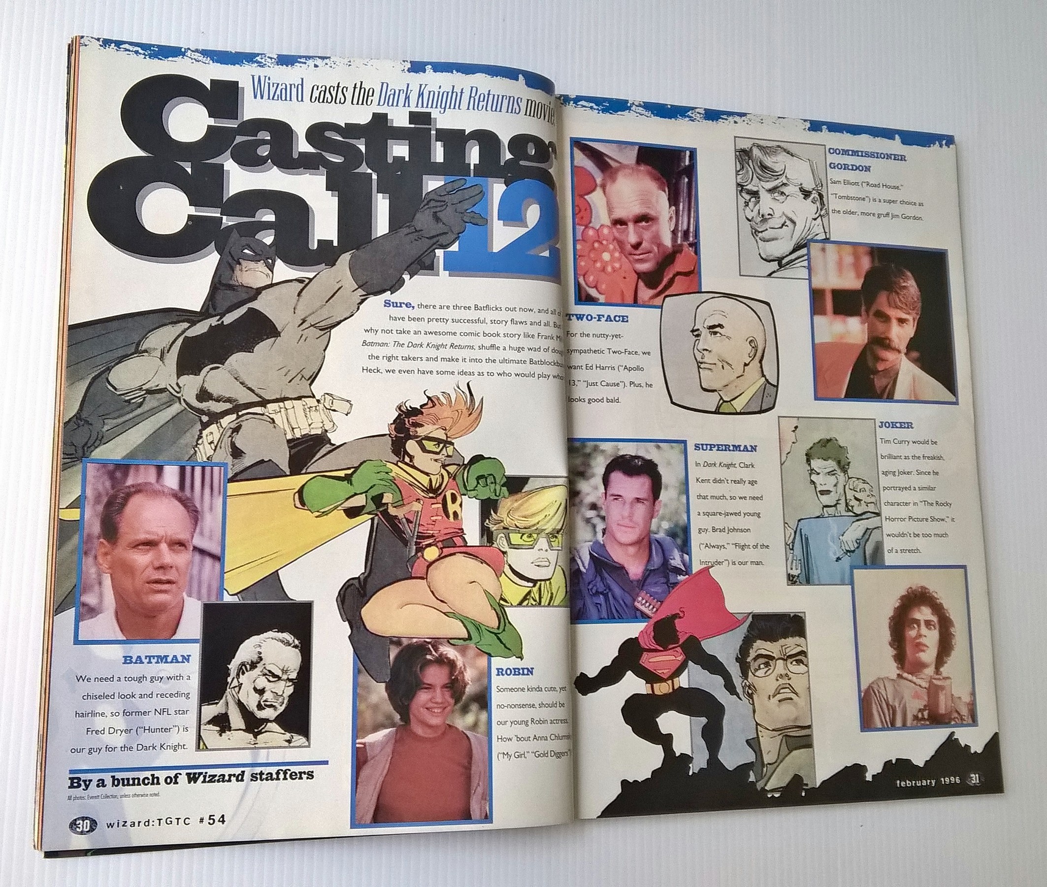 นิตยสารเก่าแนวการ์ตูนWIZARD, MARVEL DC CROSSOVER Special Report