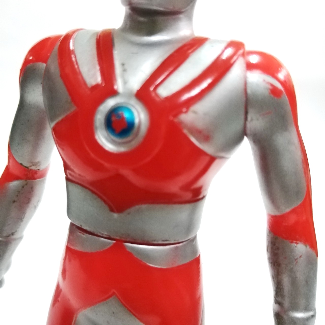 ซอฟ6นิ้ว อุลตร้าแมนเอส(เอ)ขนาดตามภาพ **มีตำหนิตามภาพ งาน bandai 1984 china