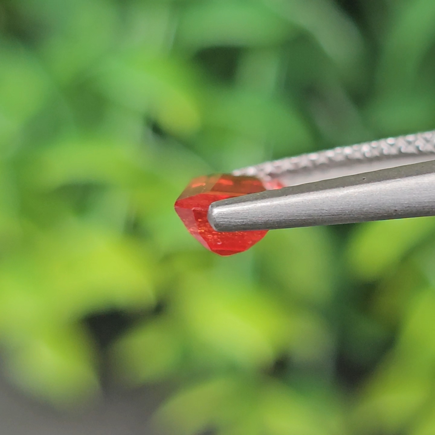 พลอย ออเรนจ์ แซฟไฟร์ Orange Sapphire 1.33 กะรัต (Cts.) พลอยแท้ อัญมณีมงคลประจําวันเกิด เครื่องประดับพลอย