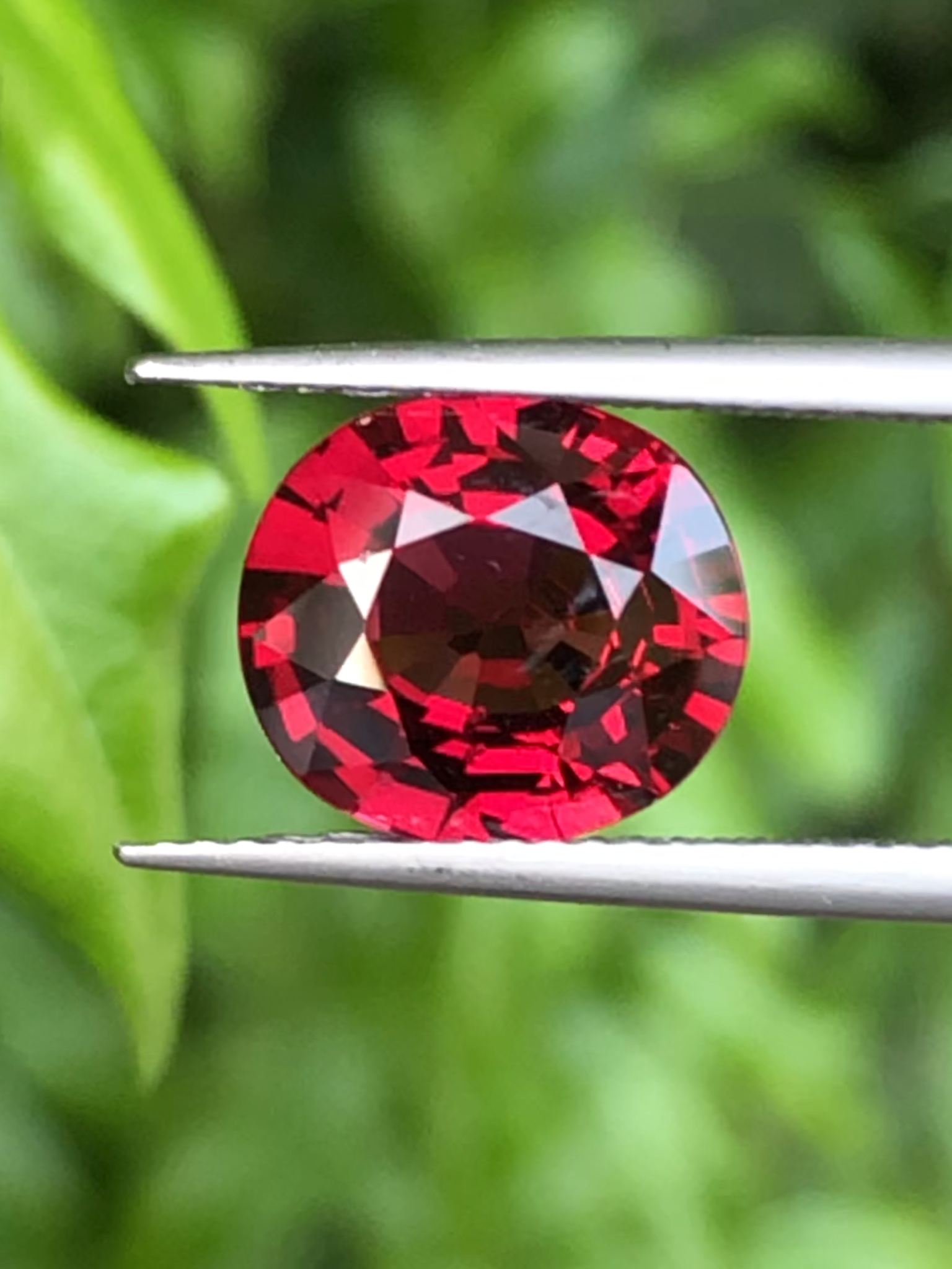 พลอย โรโดไลต์ กาเน็ท Rhodolite Garnet 4.10 กะรัต Cts.