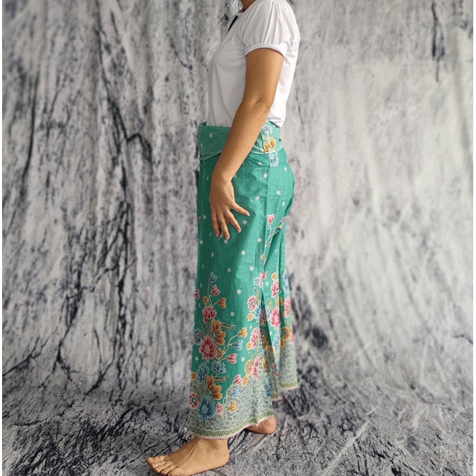 STAMPCOTTON กางเกงขายาว ผ้าปาเต๊ะ กางเกงเล กางเกงใส่สบาย