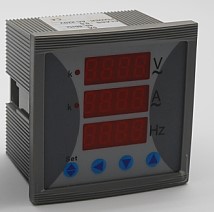 220Vac 1 เฟส มัลติโวลต์มิเตอร์ดิจิตอล (72x72)