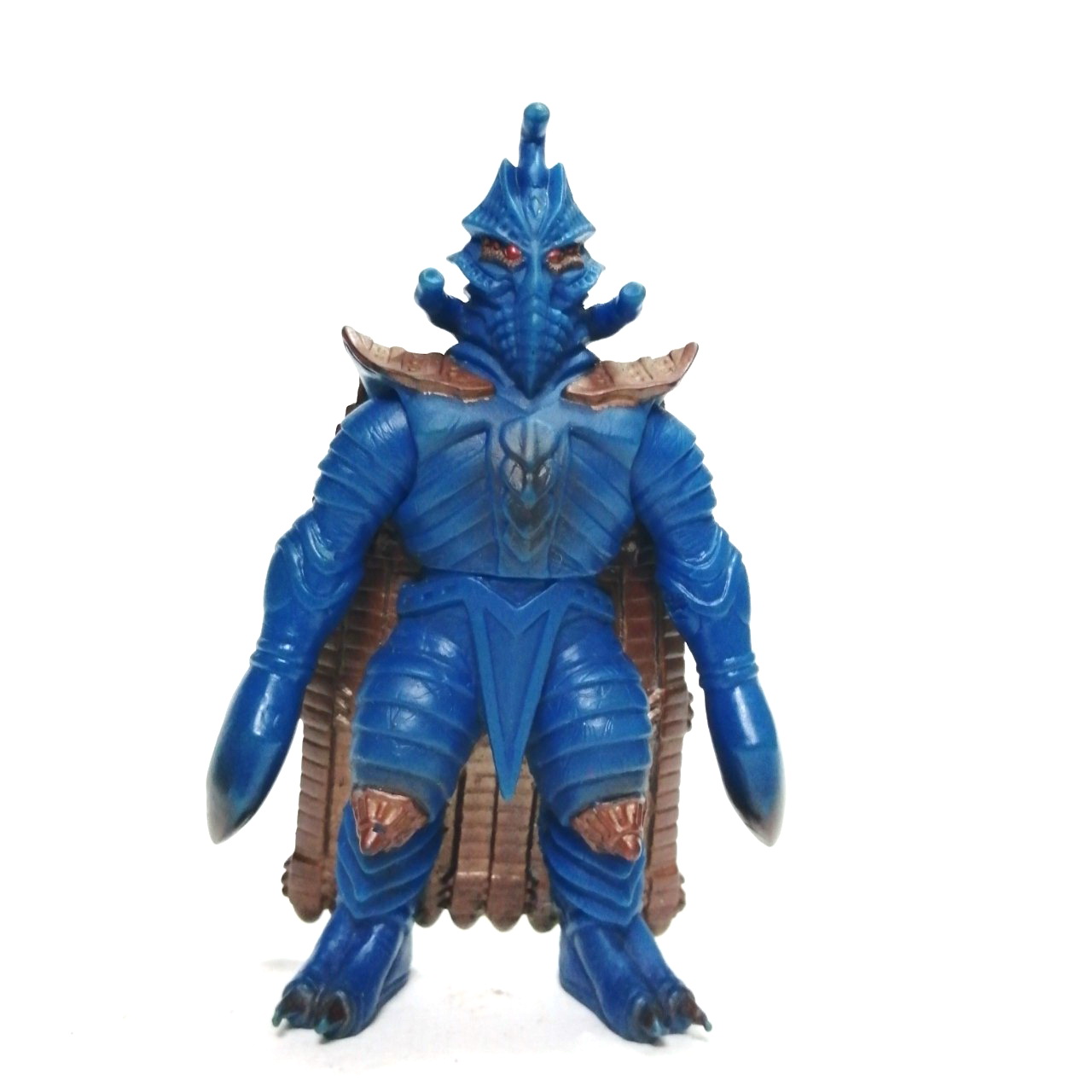 ซอฟ 4 นิ้ว ขนาดตามรูป มนุษย์ดาวเทมเพอเรอร์ รุ่นใหม่ ( ex alien temperror)จากอุลตร้าแมน เมบิอุส ภาค6พี่น้องอุลตร้า ค่อนข้างหายากสภาพดี มีรอยบ้าง