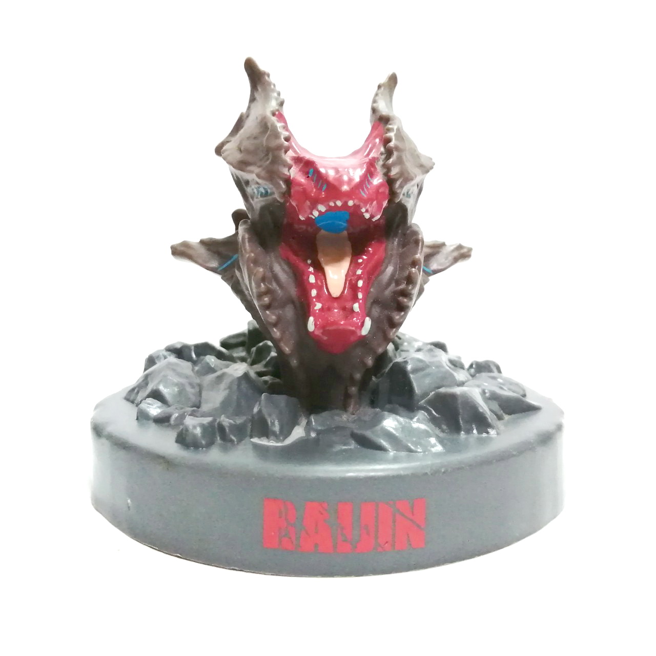ท๊อปเปอร์แก้วน้ำ เครือ EGV สัตว์ประหลาด ไรจิน (RAIJIN)จากภาพยนตร์ Pacific rim สูงราว 4 นิ้ว สภาพดี