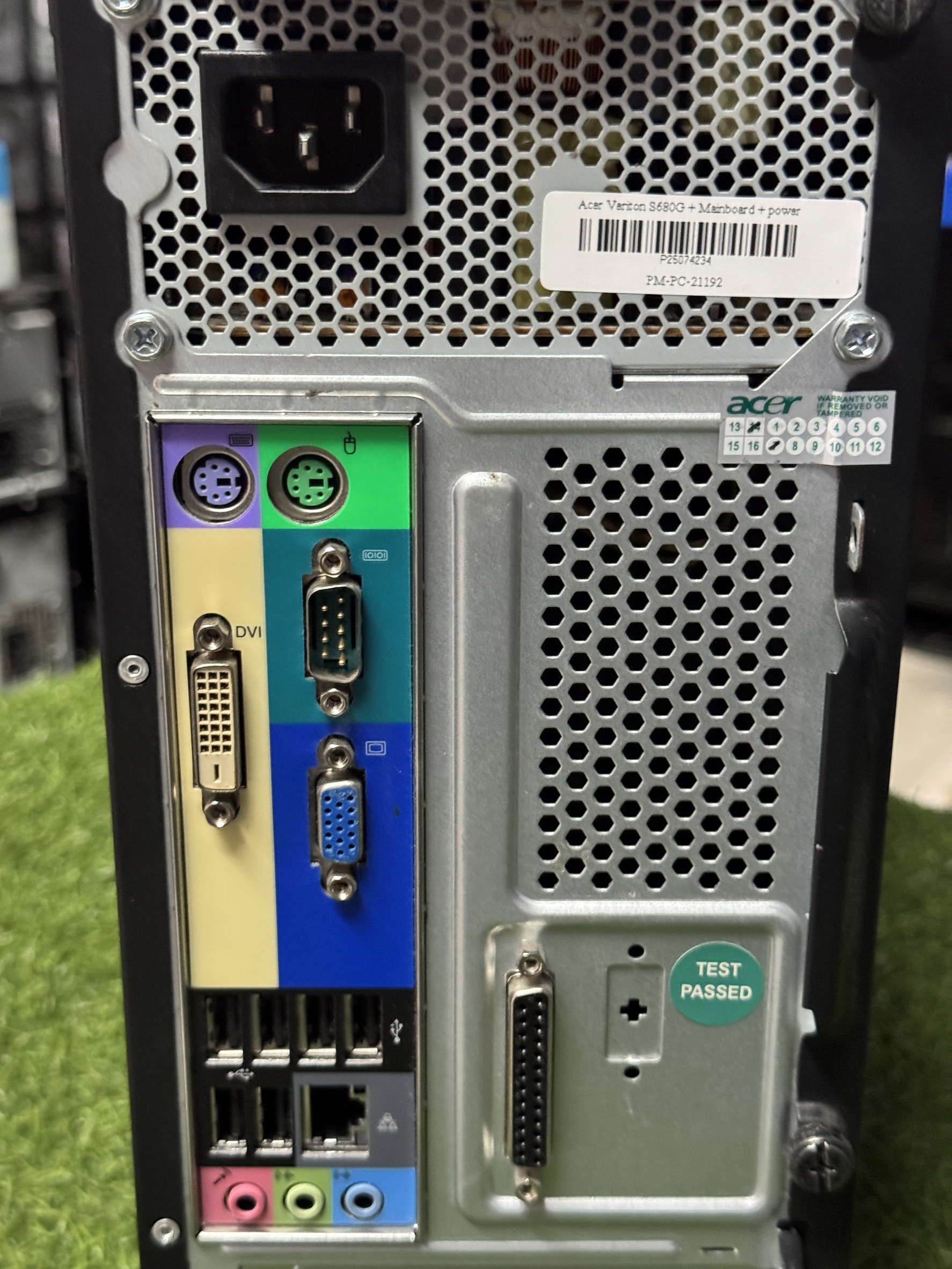 PC Acer Veriton S680G Intel Core i3-550 Ram 4GB HDD 500 GB