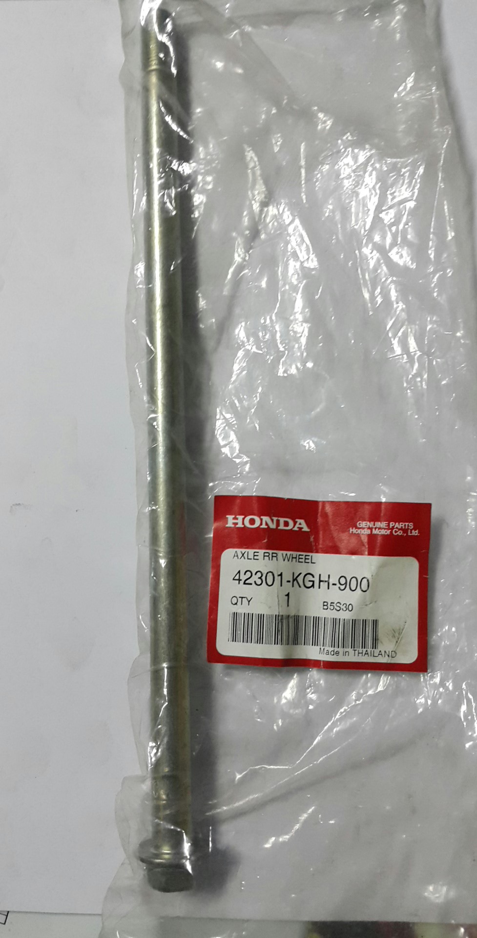 เพลาล้อหลัง โซนิค125M,C