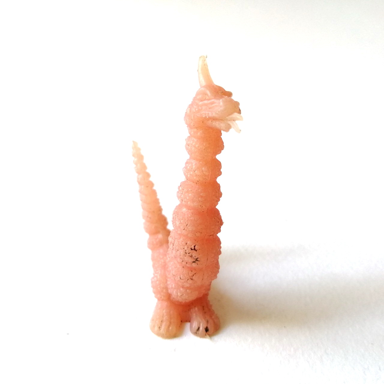 ตุ๊กตุ่นแอ๊นท์ถุงถั่ว สัตว์ประหลาด ขนาด 2.5 นิ้ว สีชมพู เหมือนมังกรแลบลิ้น งานเก่าหายาก สภาพดี