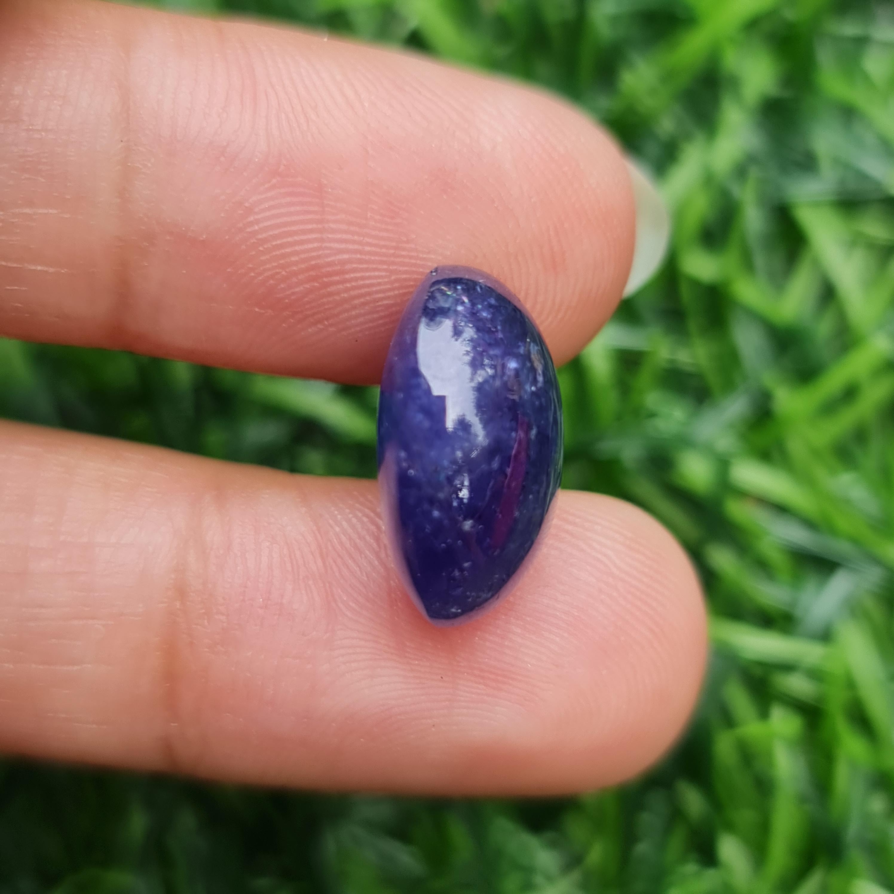 พลอย แทนซาไนท์ Tanzanite 13.44 กะรัต (Cts.) พลอยแท้ อัญมณีมงคลประจําวันเกิด เครื่องประดับพลอย