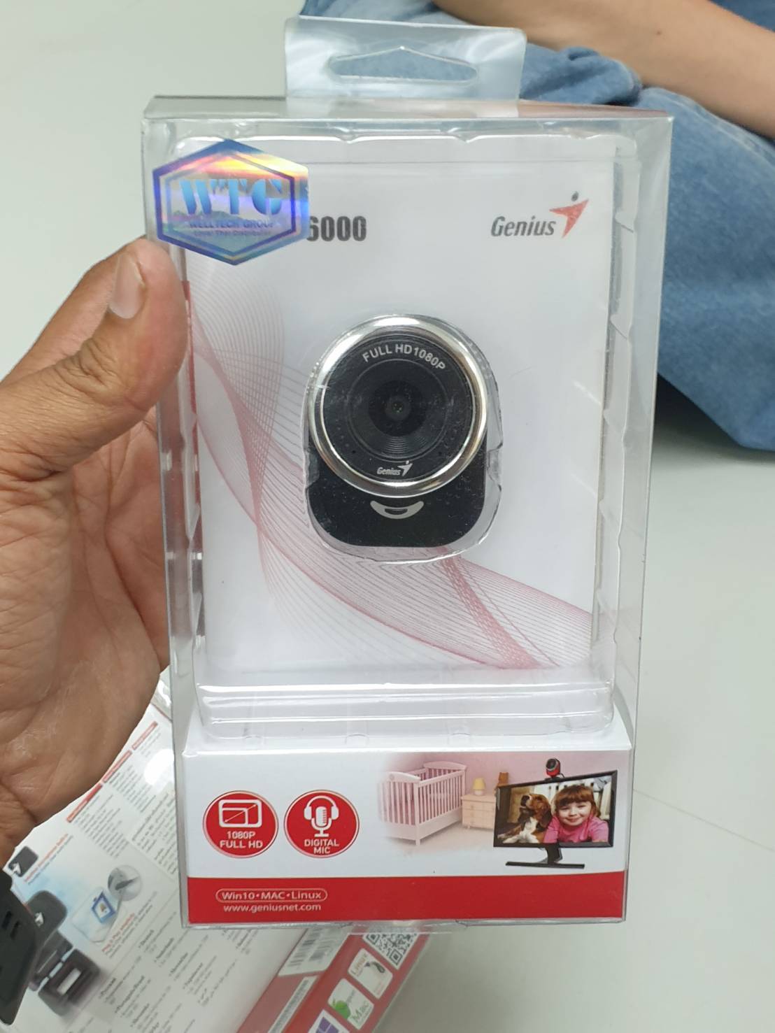 WEBCAM เว็บแคม GENIUS QCAM 6000 FULL HIGH DEFINITION 1080P