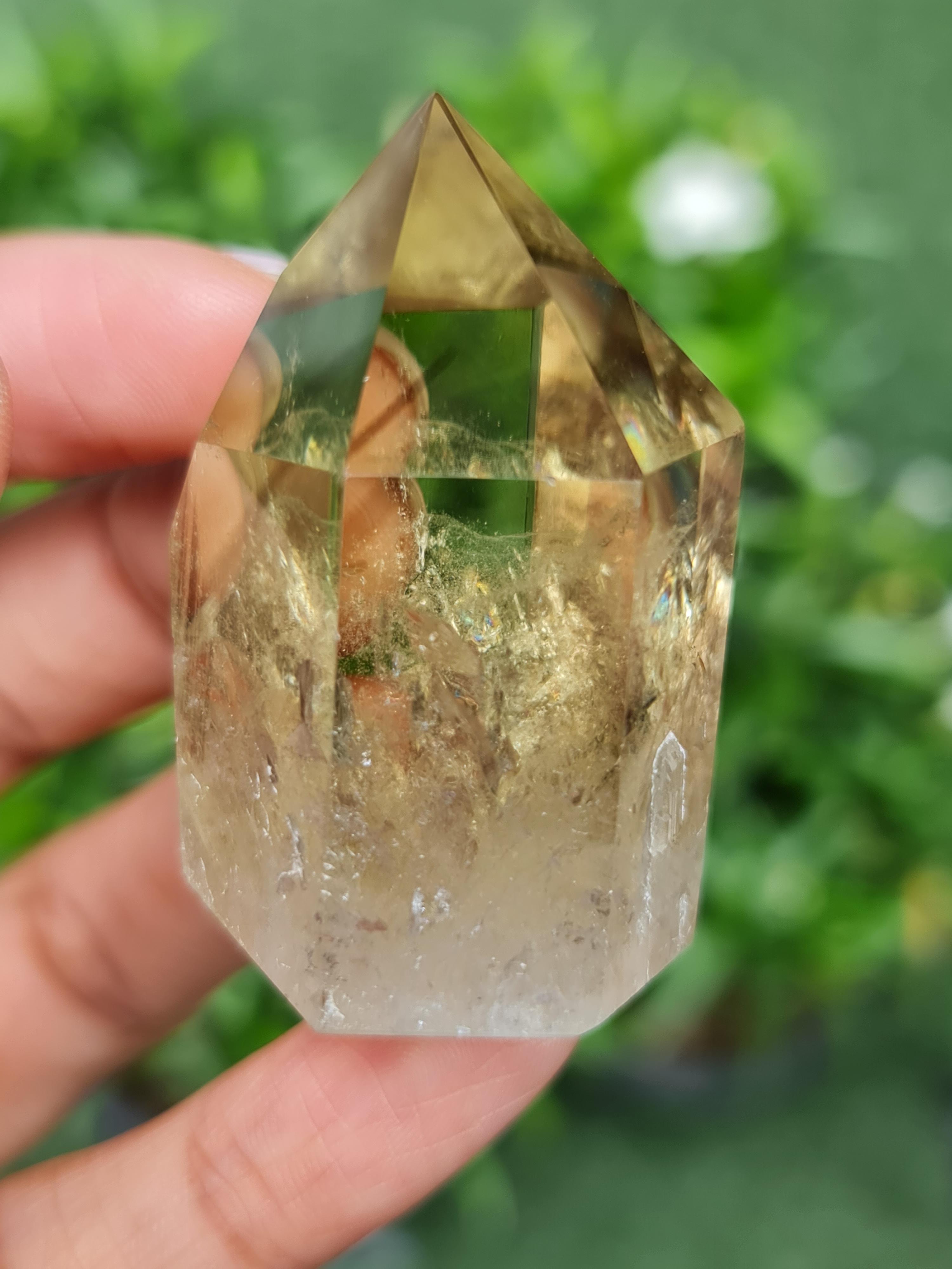 ก้อน ผลึก ซิทริน Citrine 245.80 กะรัต (Cts.) พลอยแท้ อัญมณีมงคลประจําวันเกิด เครื่องประดับพลอย