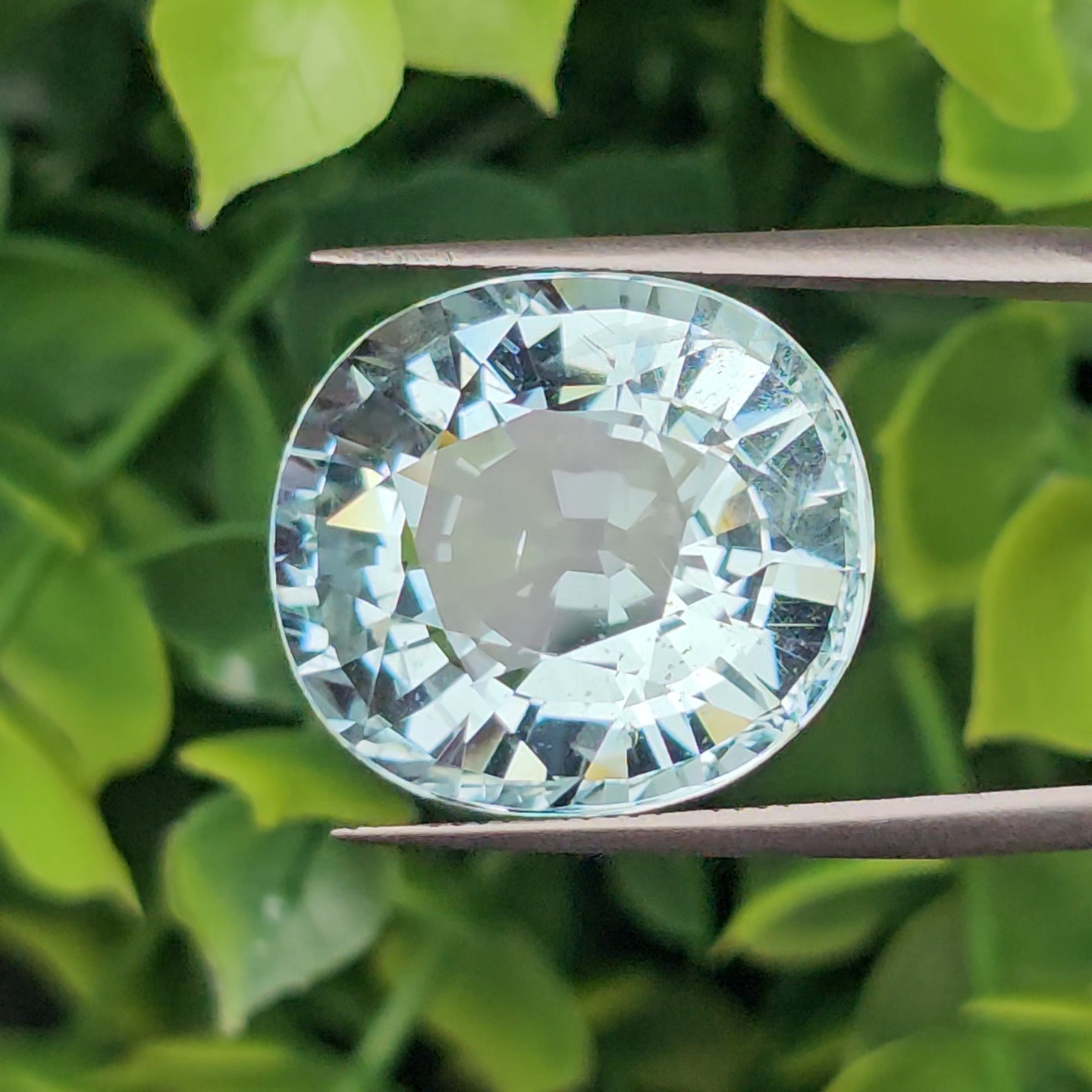 พลอย อความารีน Aquamarine 18.39 กะรัต (Cts.) พลอยแท้ อัญมณีมงคลประจําวันเกิด เครื่องประดับพลอย