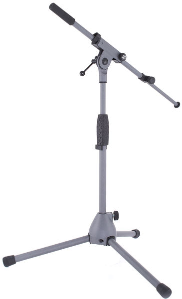 K&M 25900 ขาตั้งไมค์สั้น ขาตั้งไมโครโฟน Grey Semi High Microphone Stand boom arm Height: 42.5 x 64.5 cm