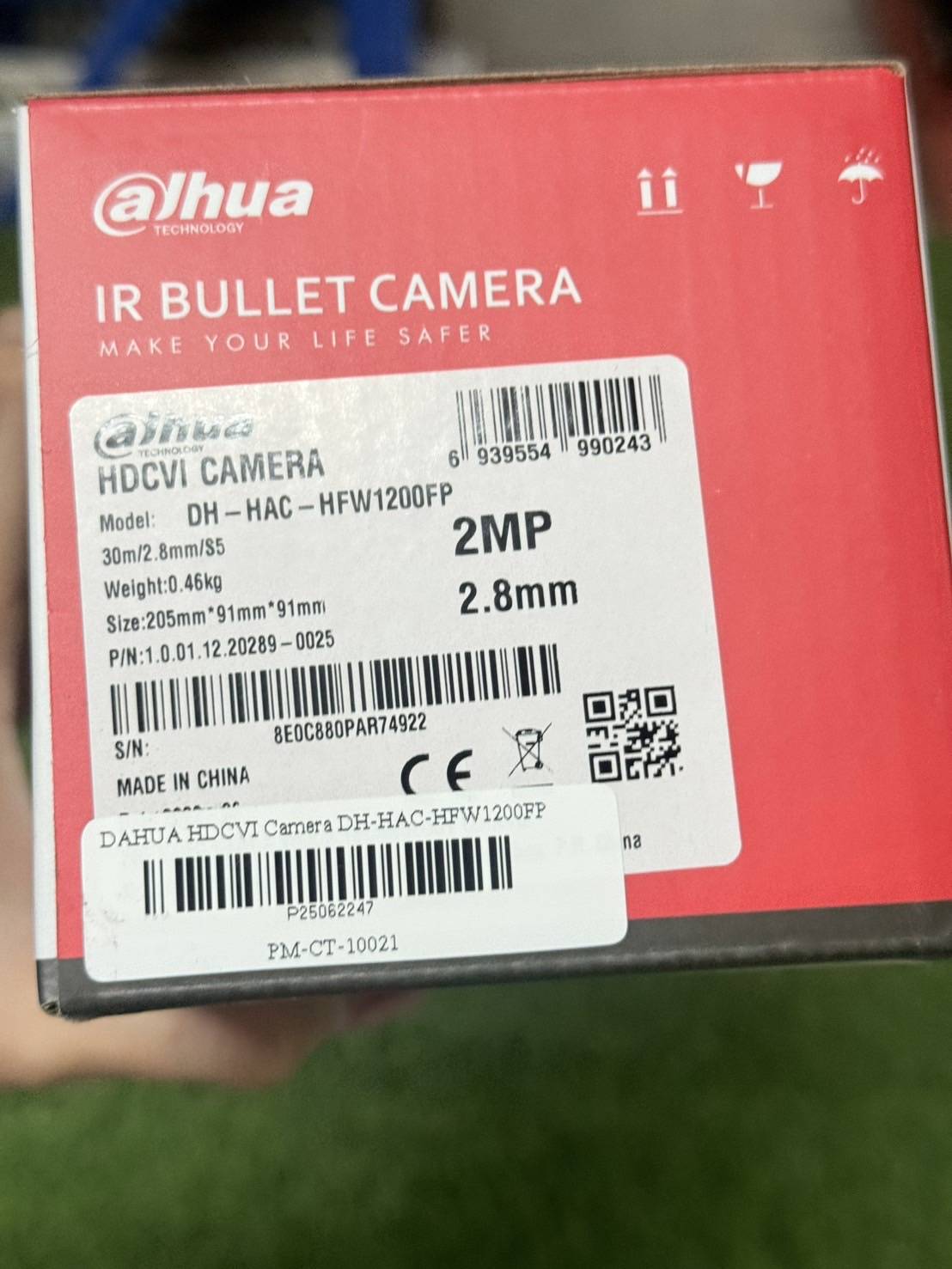 DAHUA HDCVI Camera DH-HAC-HFW1200FP มี 4 ตัว