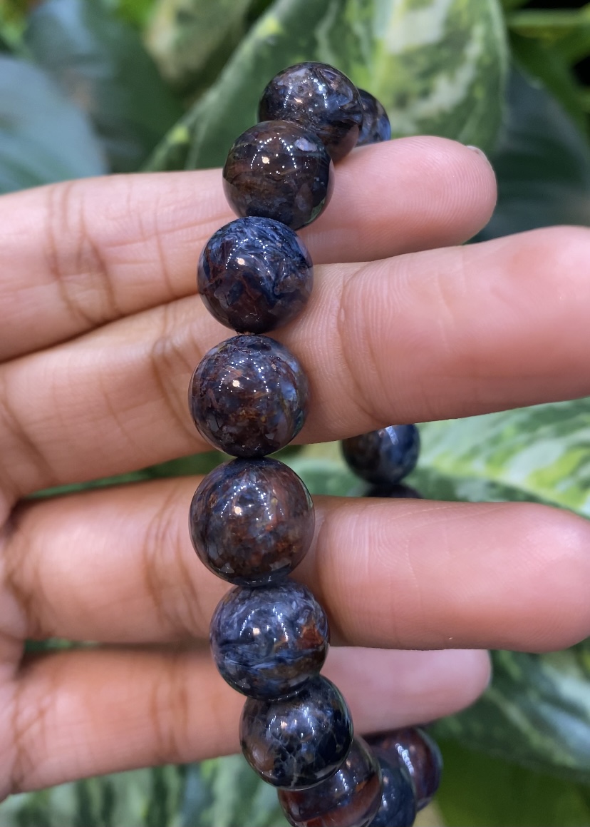 กำไลพลอยแท้ ปีเตอร์ไซต์ Pietersite Bracelet