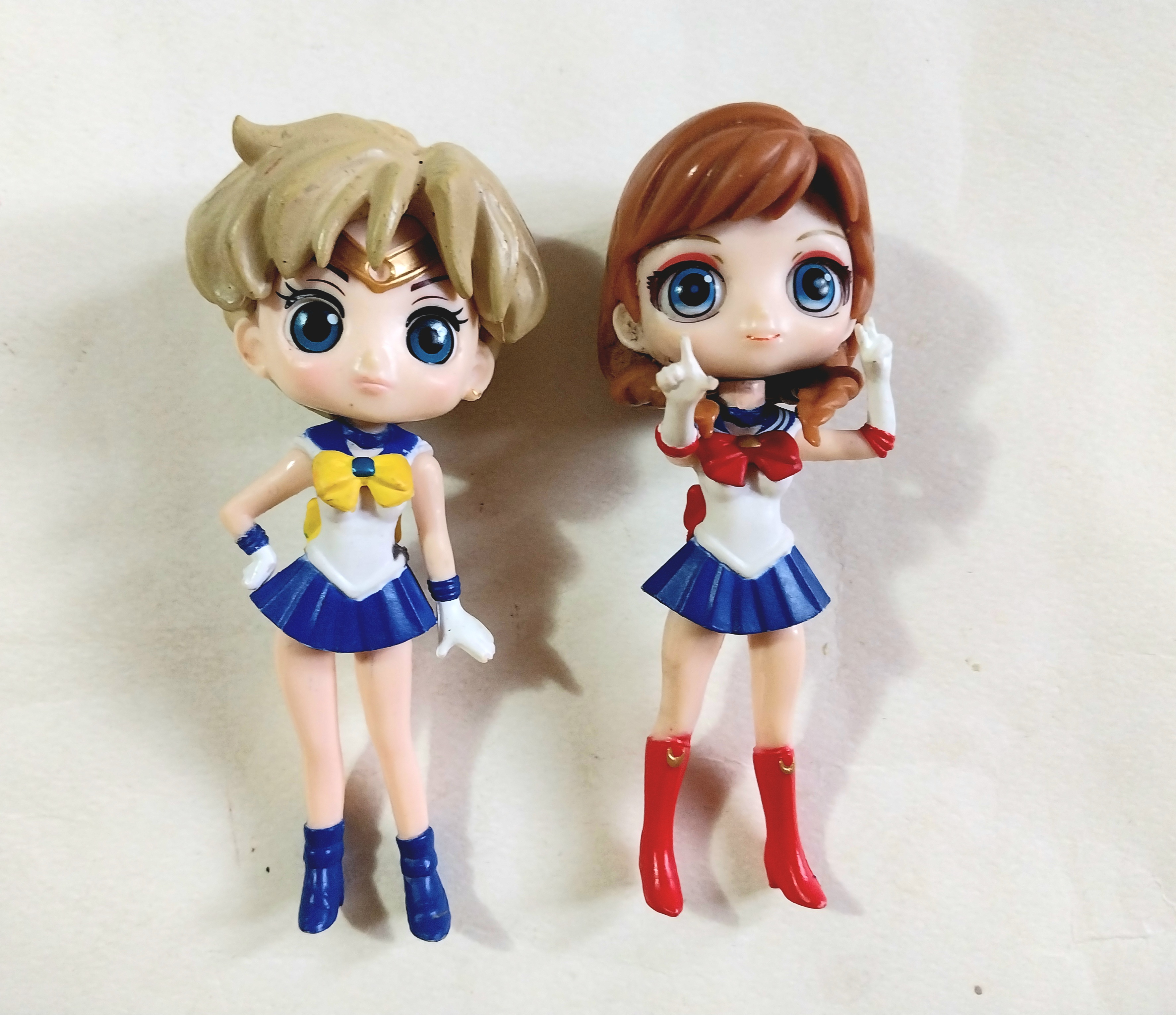 ขายคู่ เซเลอร์มูน(หัวแอนนา) กับ เซเลอร์ยูเรนัส** ไม่มีปั๊ม-ไม่มีฐาน** ขนาดประมาณ 10 ซม. ตามภาพ