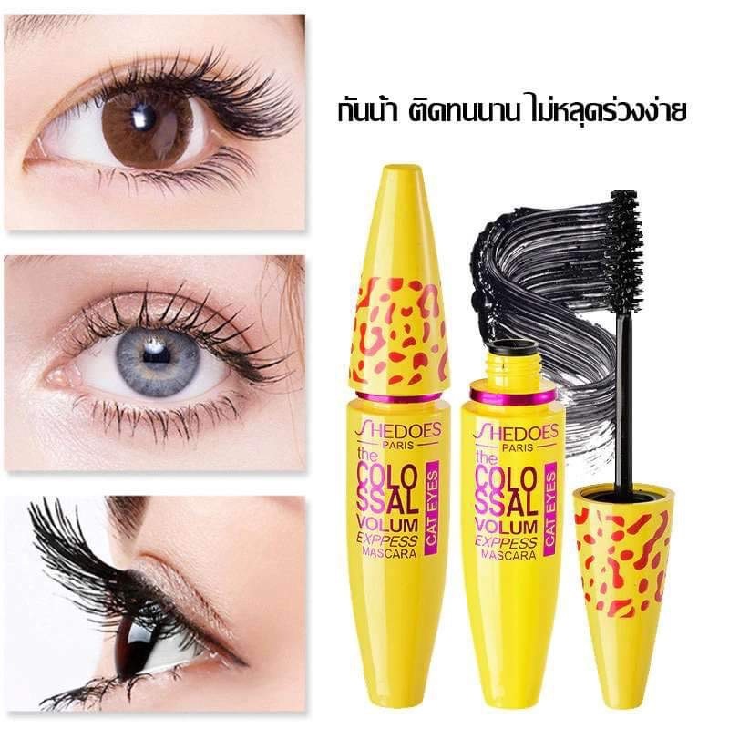 1 PV. มาสคาร่า มาสคาร่ากันน้ำกันเหงื่อติดทน9g Hedoes Mascara Waterproof ไม่เลอะ ไม่เปื้อน เครื่องสำอางขนตาสวย ไม่ติดกัน