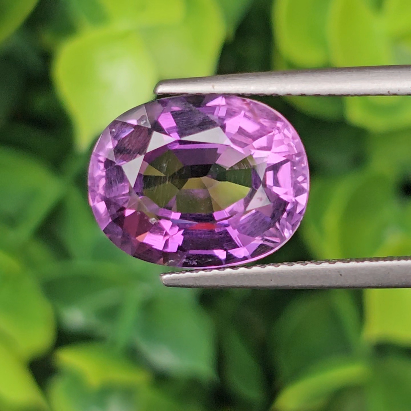 พลอย อเมทิส Amethyst 7.22 กะรัต (Cts.) พลอยแท้ อัญมณีมงคลประจําวันเกิด เครื่องประดับพลอย