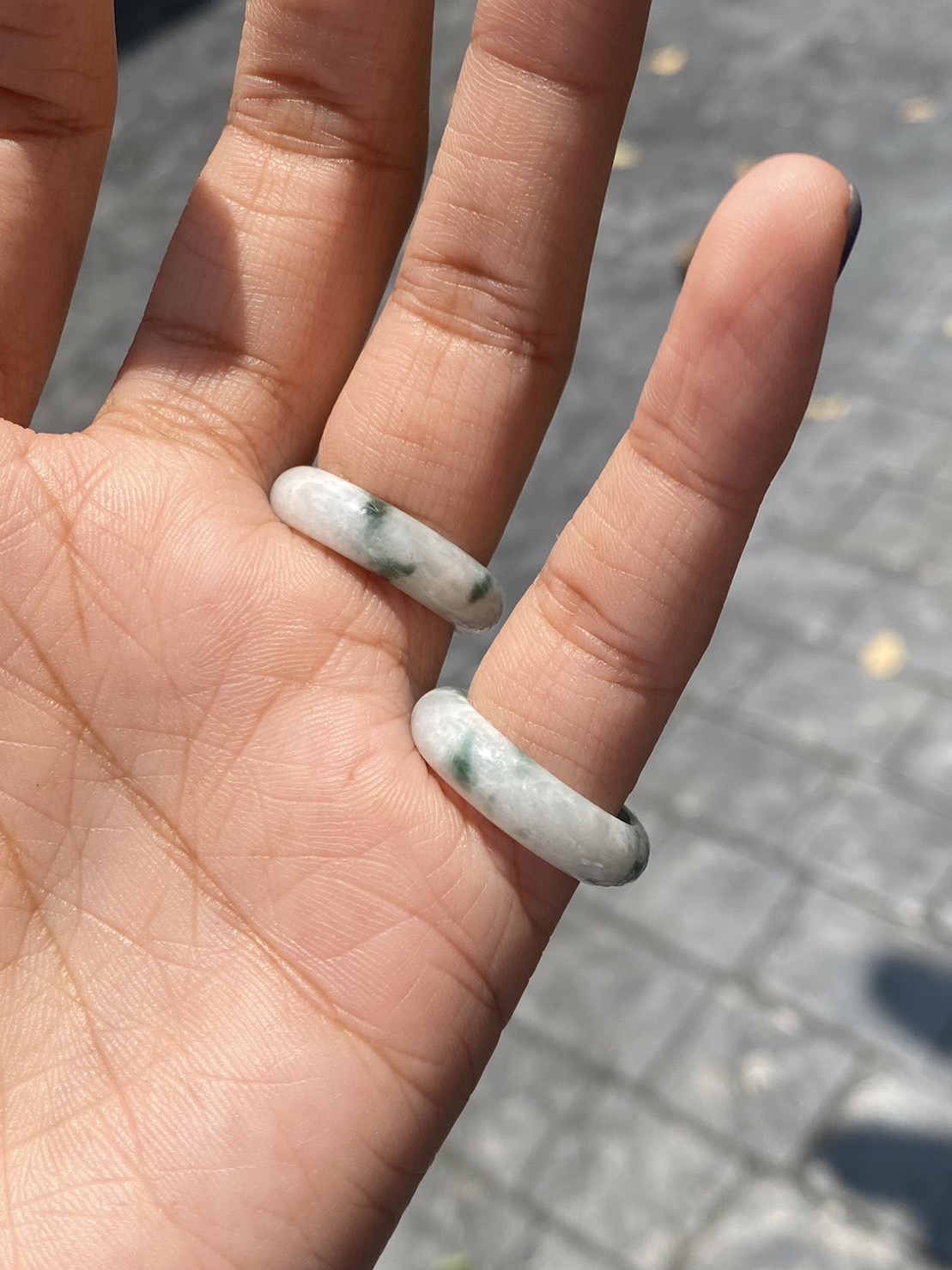 แหวนหยก (jadeite) Size 53 หยก พม่า แท้ (Myanmar Jade) Type A