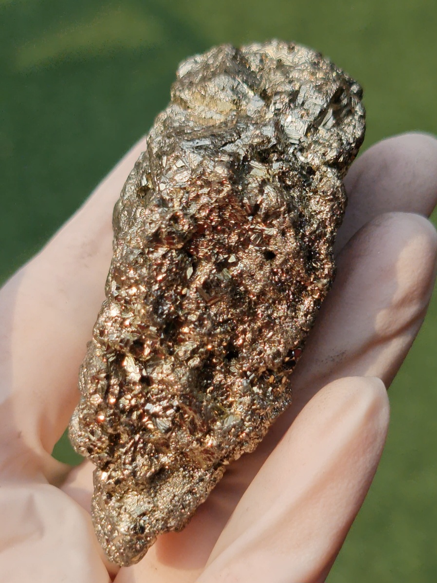 ก้อนผลึก ไพไรท์ Raw Rough Pyrite 255 กรัม (Grams) พลอยแท้ อัญมณีมงคลประจําวันเกิด เครื่องประดับพลอย