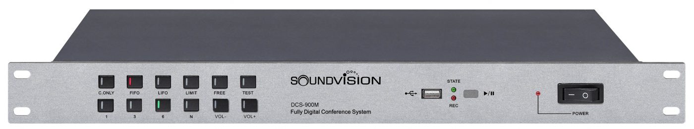 SOUNDVISION DCS-900M เครื่องควบคุมชุดไมค์ประชุม ระบบดิจิตอล