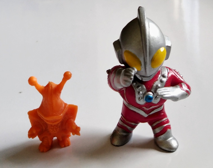 ของเล่น ของสะสม SD อุลตร้าโซฟี่ และสัตว์ประหลาดแกนเดอร์, Collectible SD Ultraman , Ultra Zoffy together with Monster Gander
