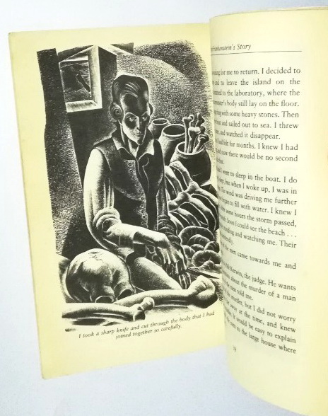หนังสือนิยายฉบับภาษาอังกฤษ แฟรงค์เก็นสไตล์ Frankenstein โดย Mary Shelley , retold by Patrick Nobes, Oxford University Press, Eighth impression 1995, printed in England by Clays Ltd,Sr Ives plc. ***หนังสือมีตำหนิ ขีดเส้นใต้ เขียนคำแปลด้วยดินสอ