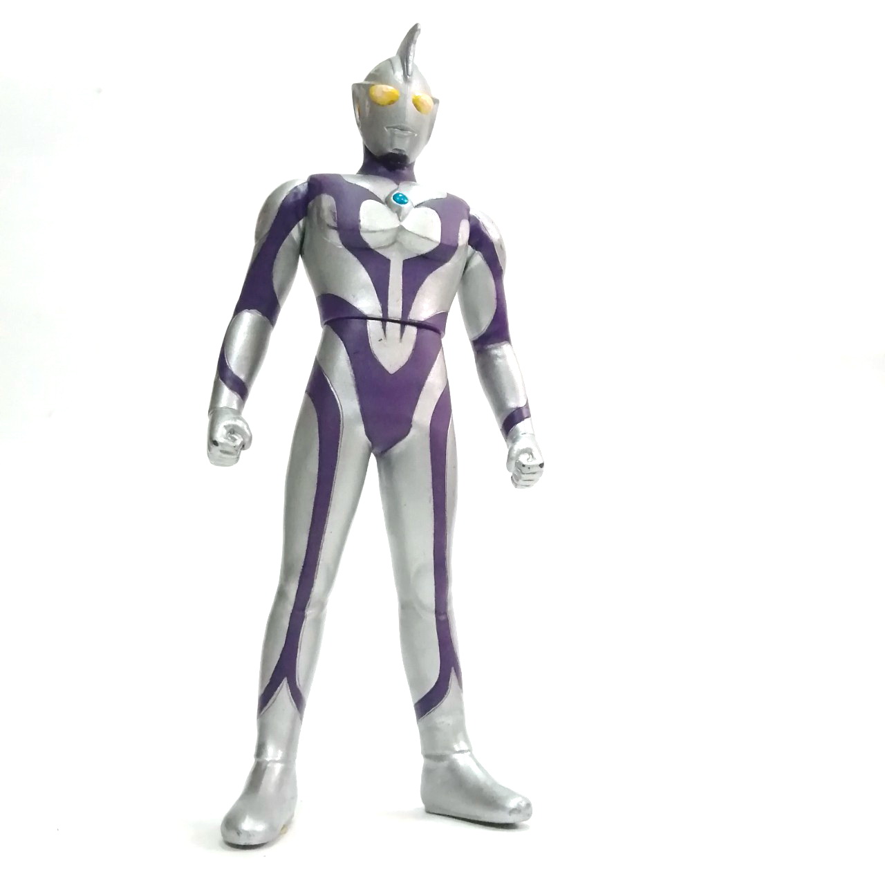 ซอฟ6นิ้ว อุลตร้าแมนคอสมอส สเปซโหมด ขนาดตามภาพ สภาพดีมีรอยบ้าง งาน bandai 2002