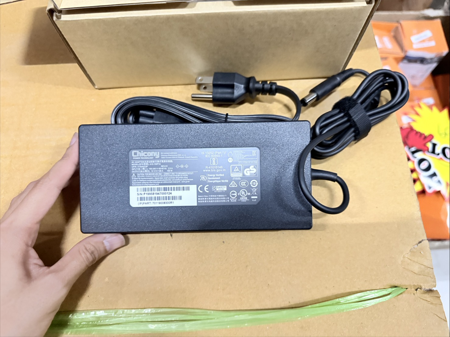 Chicony AC 19V 7.89A Adapter 150W