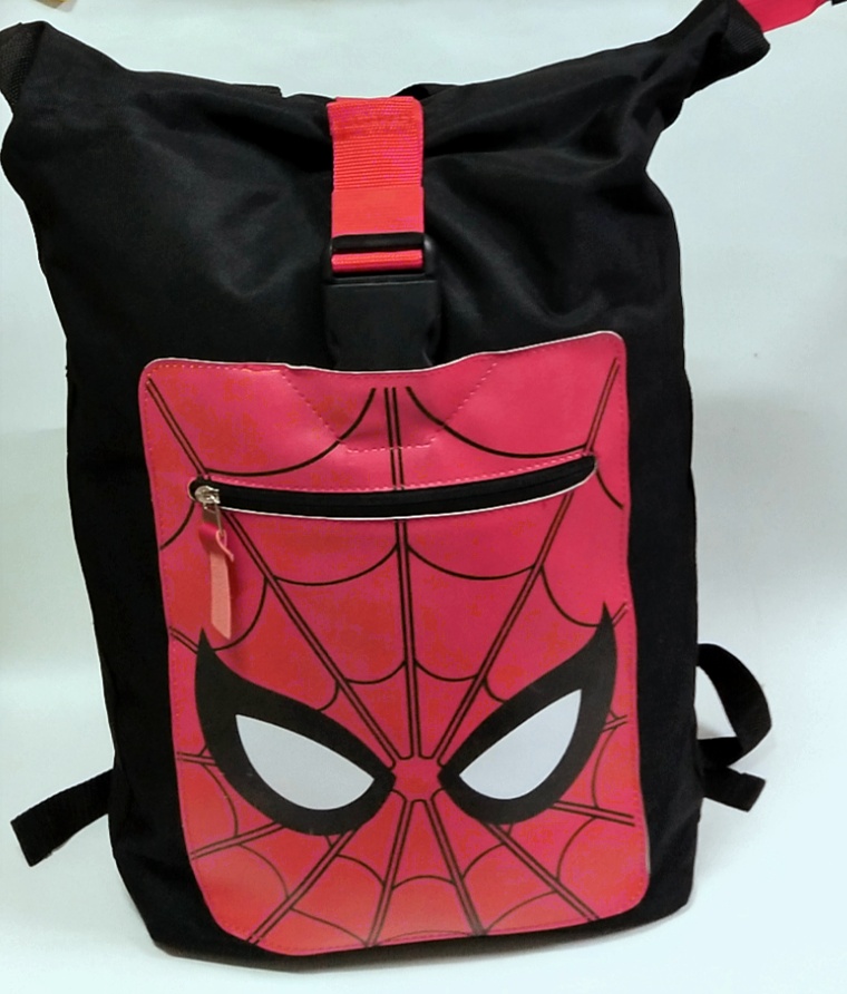 กระเป๋าเป้ลาย สไปเดอร์แมน โฮมคัมมิ่ง Spiderman Home Coming หน้า 4เหลี่ยม ขนาดประมาณ 21"*14",ของแท้,ใหม่, มีป้าย