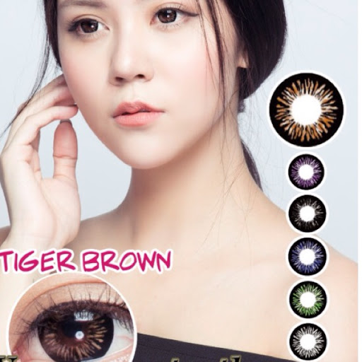 Pitchy lens สีน้ำตาล