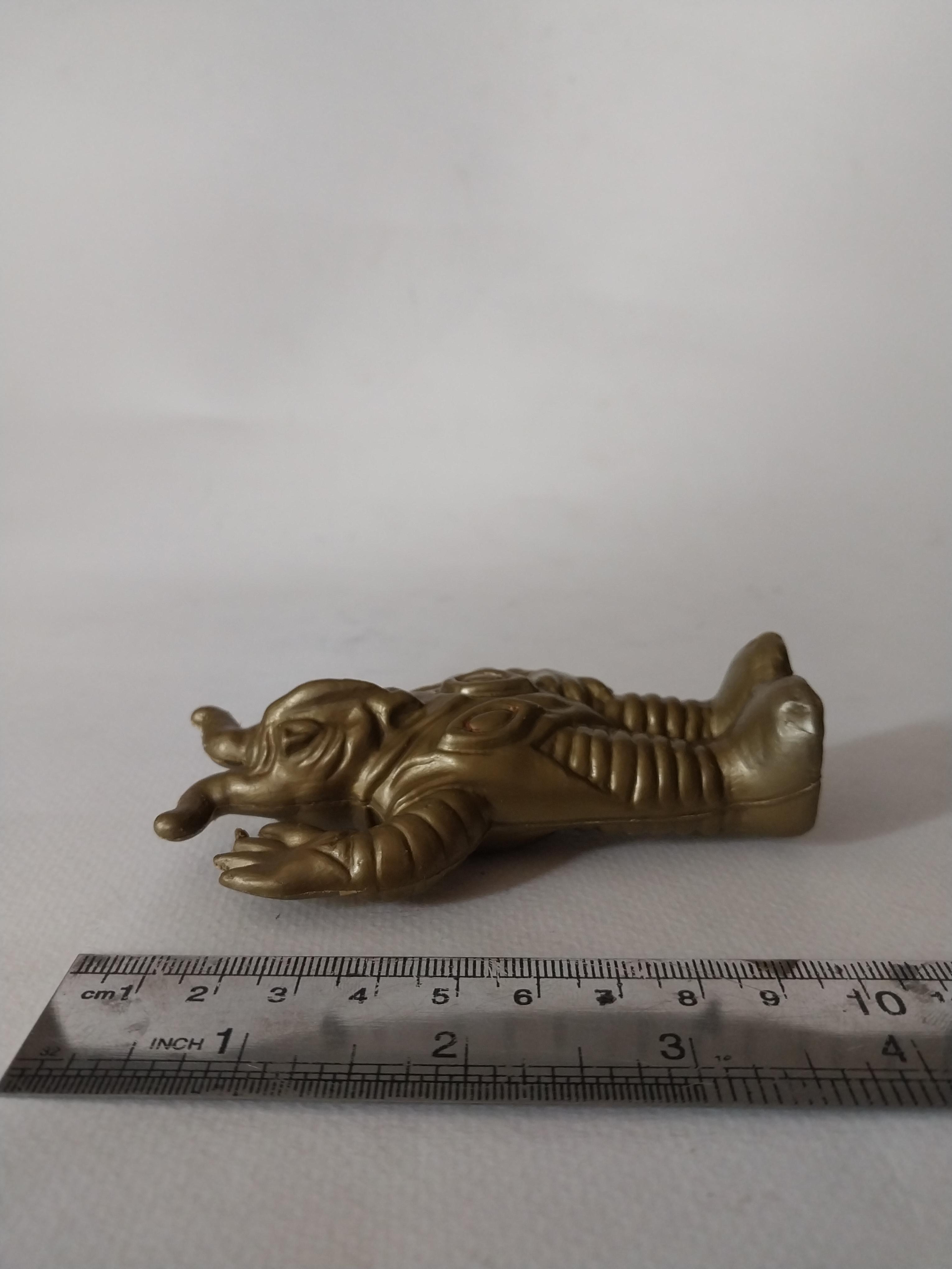 มีหลายภาพ ,สัตว์ประหลาดเซ็ทต้อน พลาสติกโปร่ง งานเรทโทร หายาก ไม่พบบ่อย