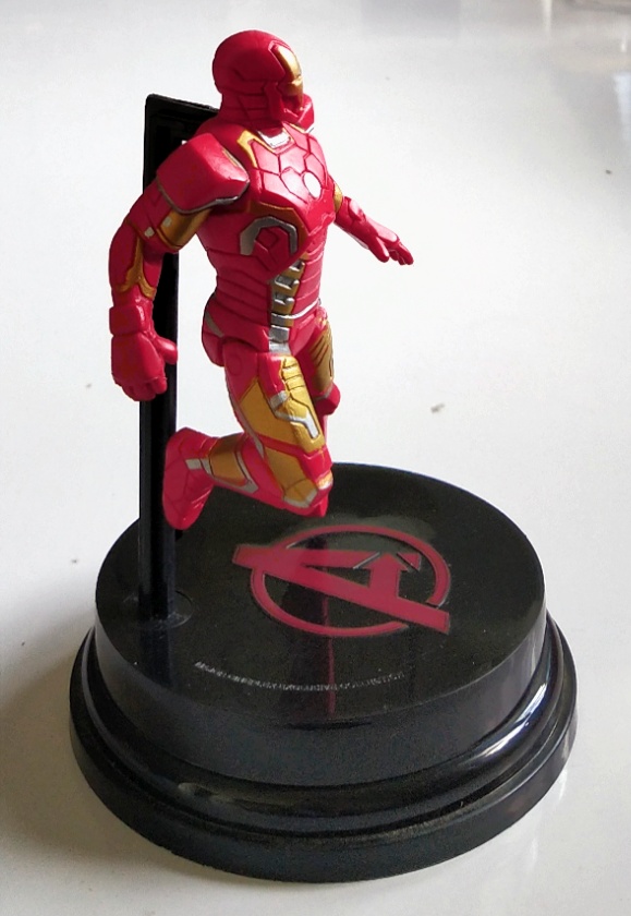 ของสะสม ท็อปเปอร์ ไออ้อนแมน ไอร่อนแมน ในภาพยนต์ อเวนเจอร์ เอจ ออฟ อัลตรอน , The Marvel 's Ironman , the topper from the movie "the Avenger, Age of Ultron, EGV