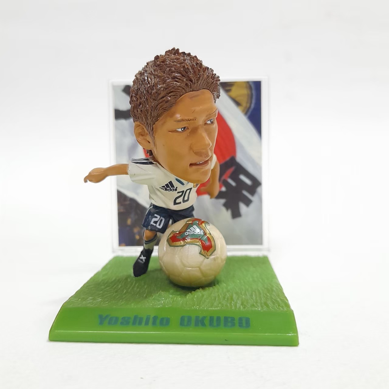 ฟิกเกอร์ นักบอล ทีมญี่ปุ่น yoshito okubo ขนาดตามรูป มีฐาน มีฉาก มือสอง สภาพดีมีรอยบ้าง