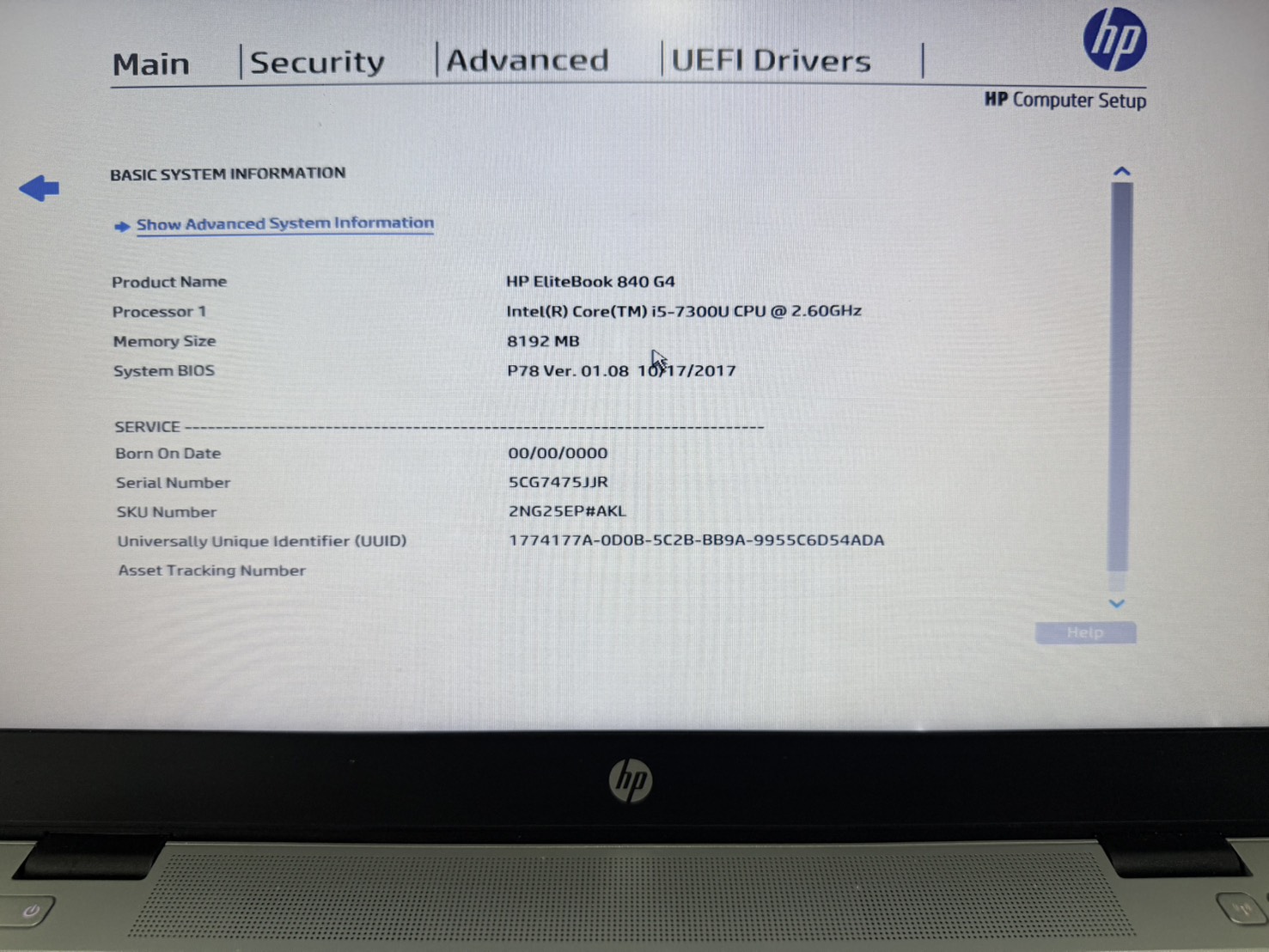 Notebook HP EliteBook 840 G4 (i5-7300U/8GB/M.2 256GB) ไม่มี Adapter ไม่มีแบต จอ Bright ขอบยางเสื่อม มุมเครื่องแตก คีย์บอร์ดกดยาก