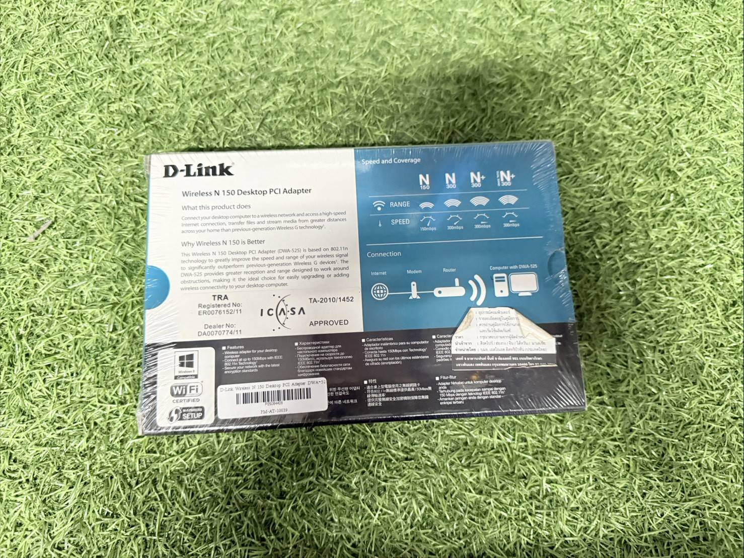 Card Wi-fi D-Link Wireless N 150 Desktop PCI Adapter DWA‐525