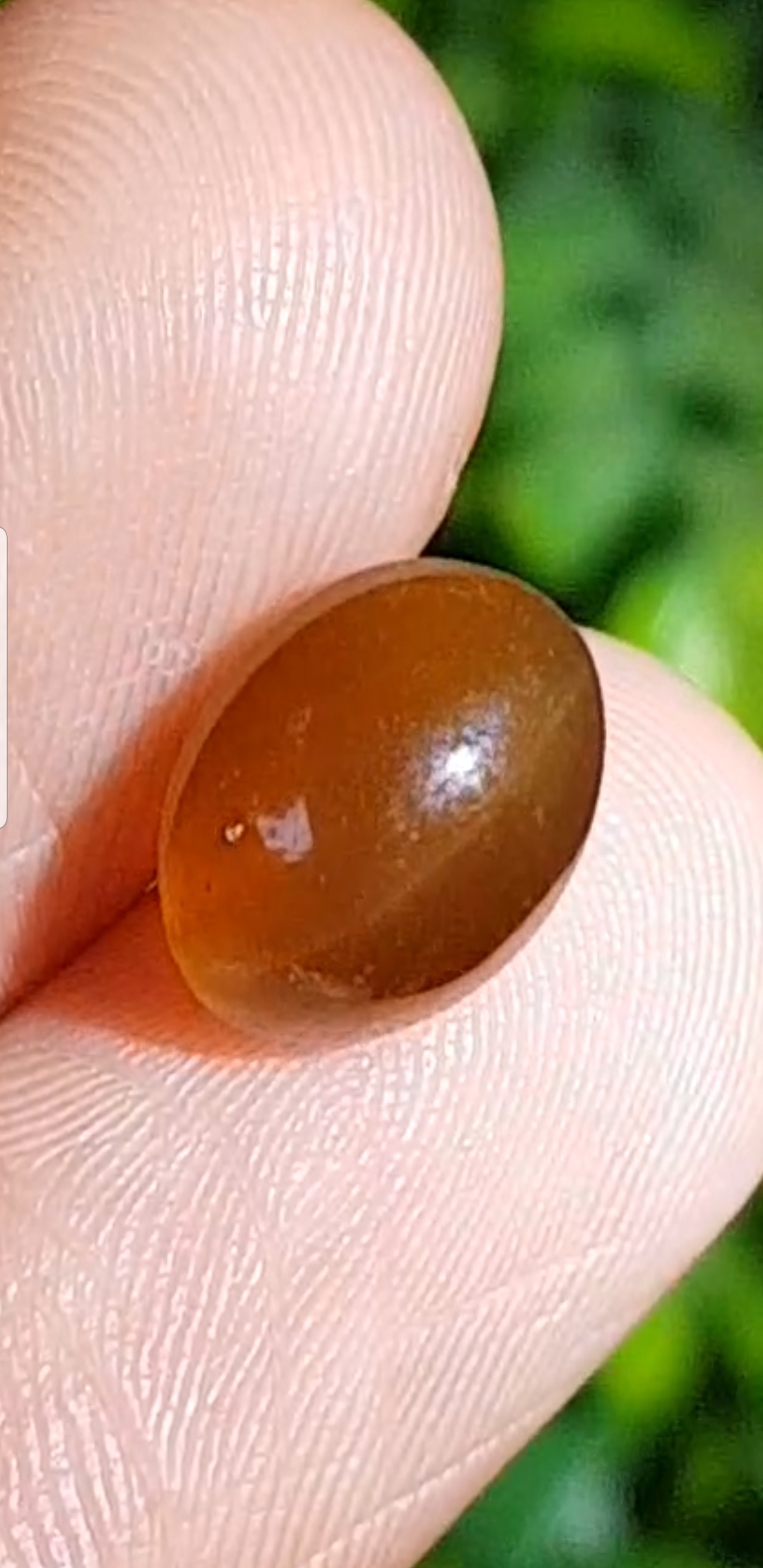 พลอย ตาแมว อะพาไทต์ Cat eye Apatite 4.35 กะรัต (Cts.) พลอยแท้ อัญมณีมงคลประจําวันเกิด เครื่องประดับพลอย