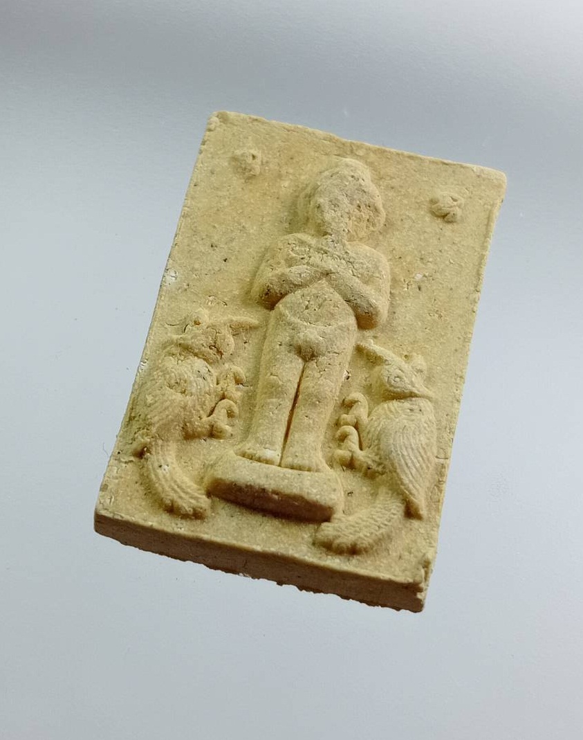 ผ3126 พระผง กุมารทอง สาริกาคู่ วัดช่องแสมสาร จ.ชลบุรี