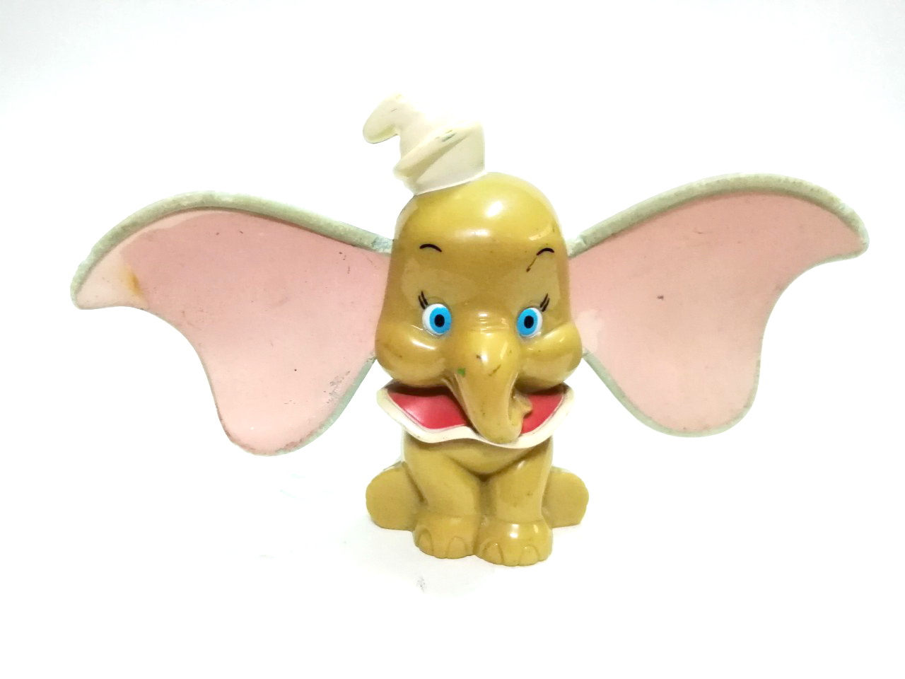 ฟิกเกอร์ ดัมโบ้ ช้างบิน ของเล่น แมคโดนัลด์ เต็มตัว ส่วน หู สั่นกระดิกได้ สภาพเก่าเก็บ มีตำหนิตามภาพ พิจารณาก่อนซื้ิอ,Dumbo, the flying elephant