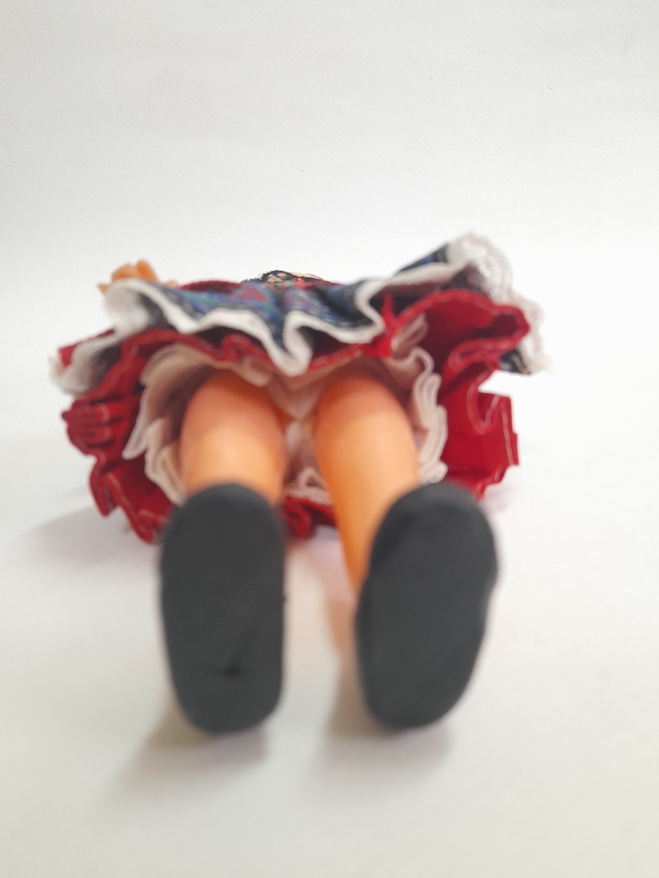 มีหลายภาพ,ตุ๊กตาเก่า แฮนด์เมดวินเทจ Pernenky Doll,Czech Moravian งานเรทโทร ขนาดตามรูป ชุดผ้า **ตาขวารีเพนท์ ส่วนอื่นสภาพเดิมๆมือสอง สภาพดี